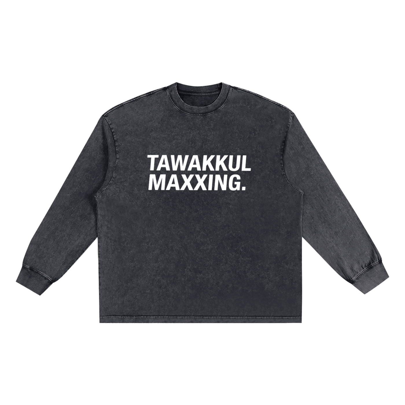 Washed TAWAKKUL MAXXING Long Sleeve