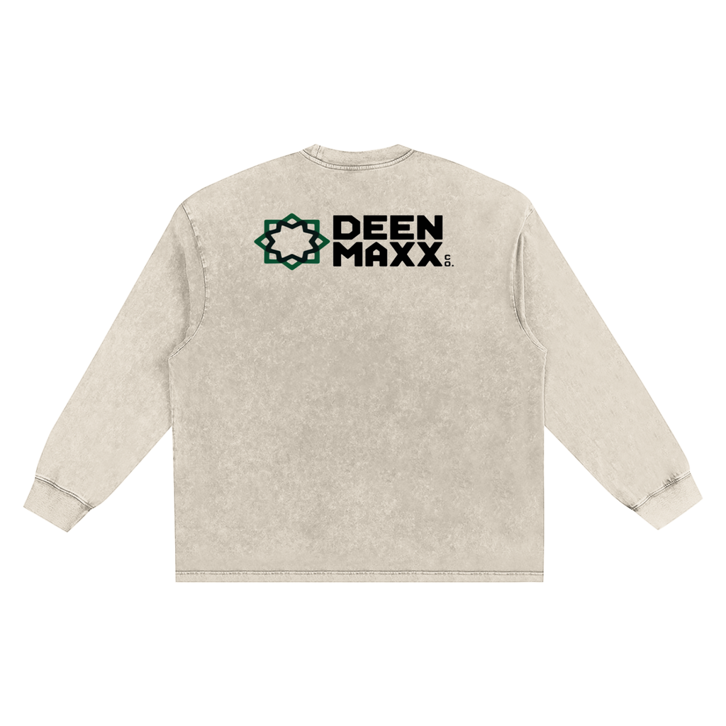 Washed TAWAKKUL MAXXING Long Sleeve