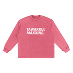 Washed TAWAKKUL MAXXING Long Sleeve