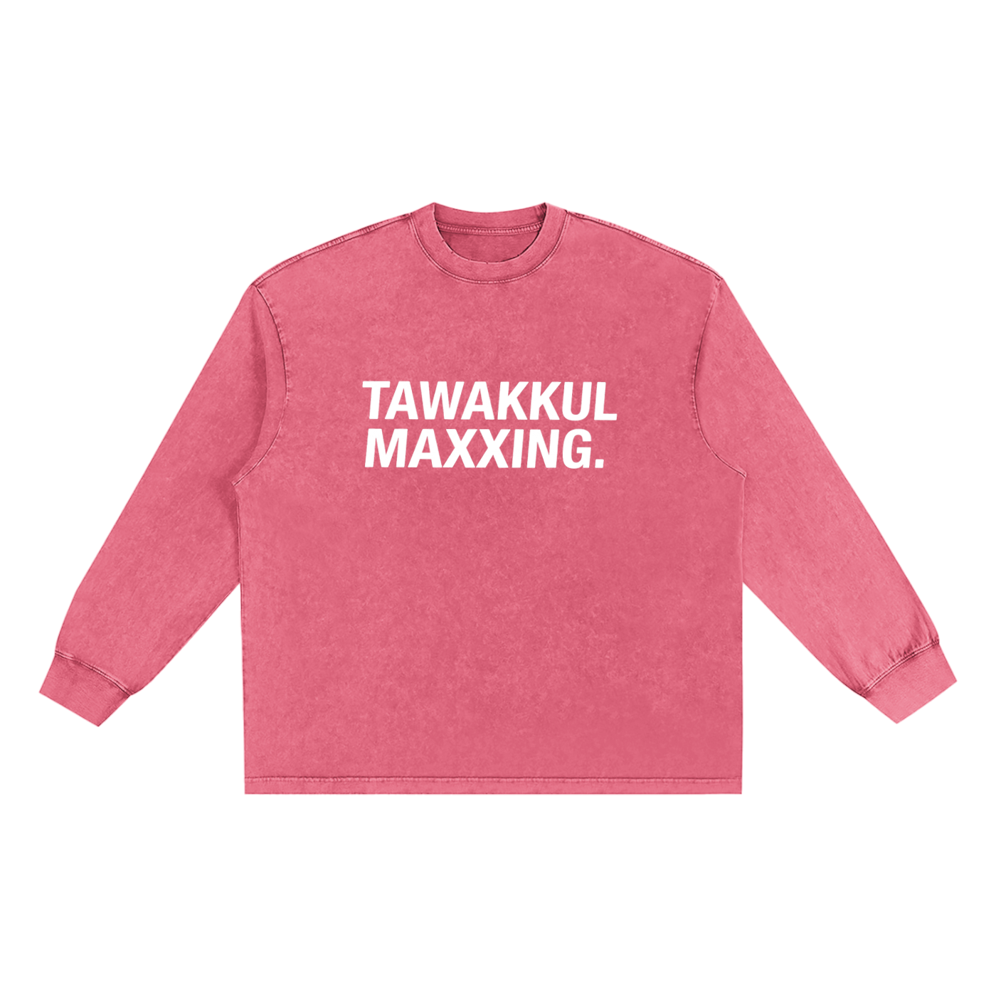 Washed TAWAKKUL MAXXING Long Sleeve