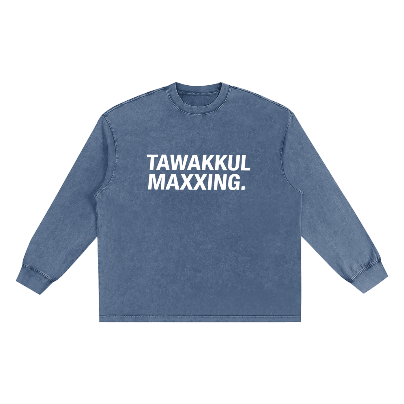 Washed TAWAKKUL MAXXING Long Sleeve