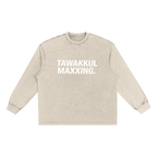 Washed TAWAKKUL MAXXING Long Sleeve
