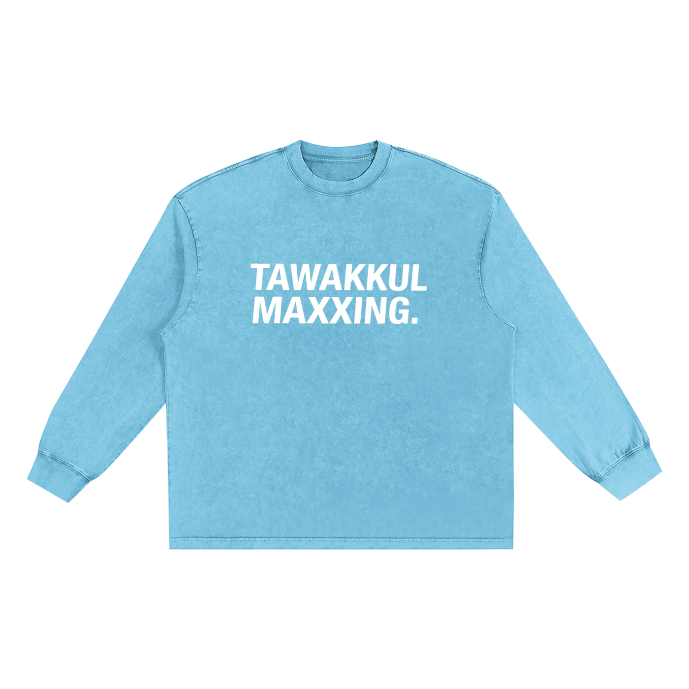 Washed TAWAKKUL MAXXING Long Sleeve