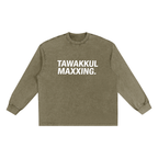 Washed TAWAKKUL MAXXING Long Sleeve