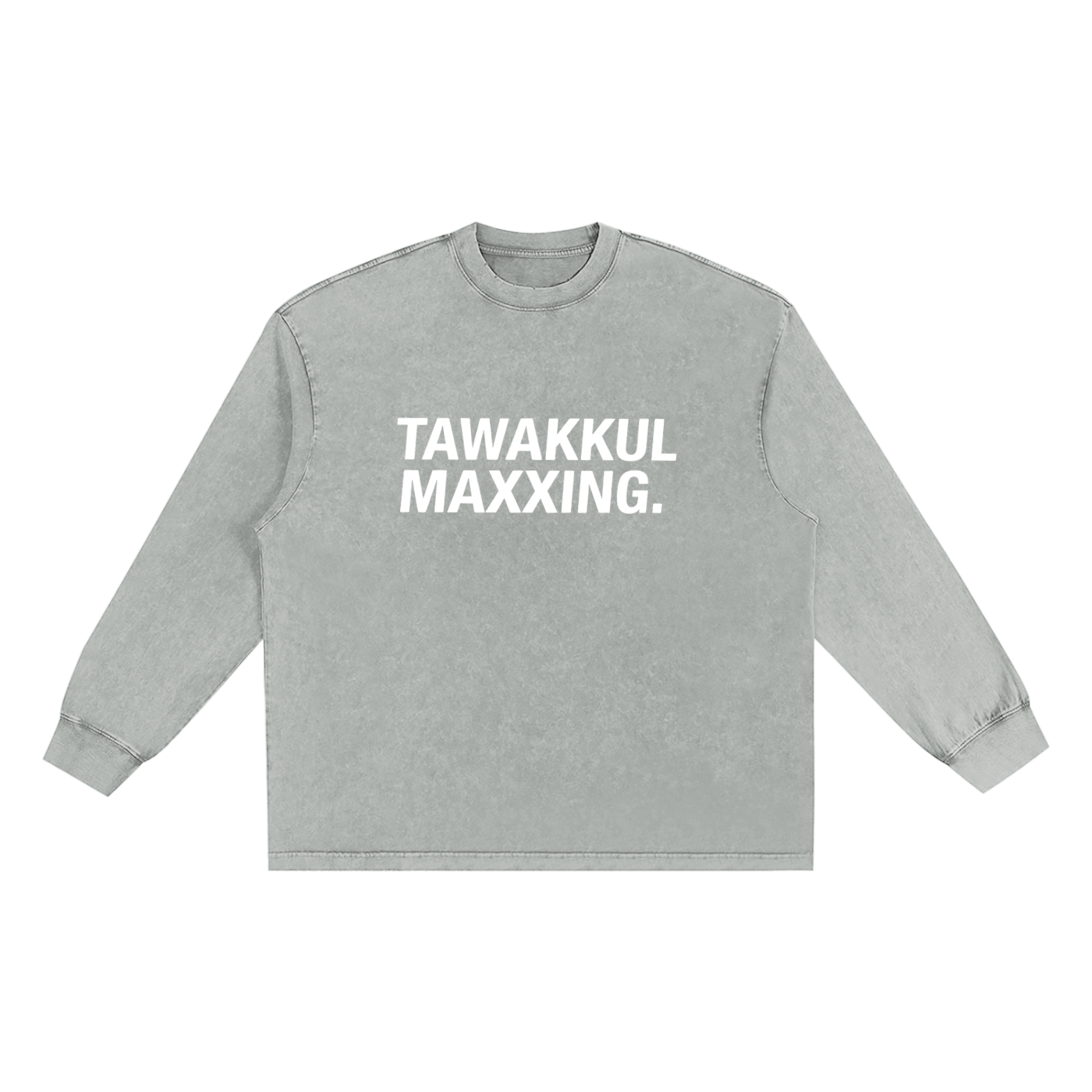 Washed TAWAKKUL MAXXING Long Sleeve