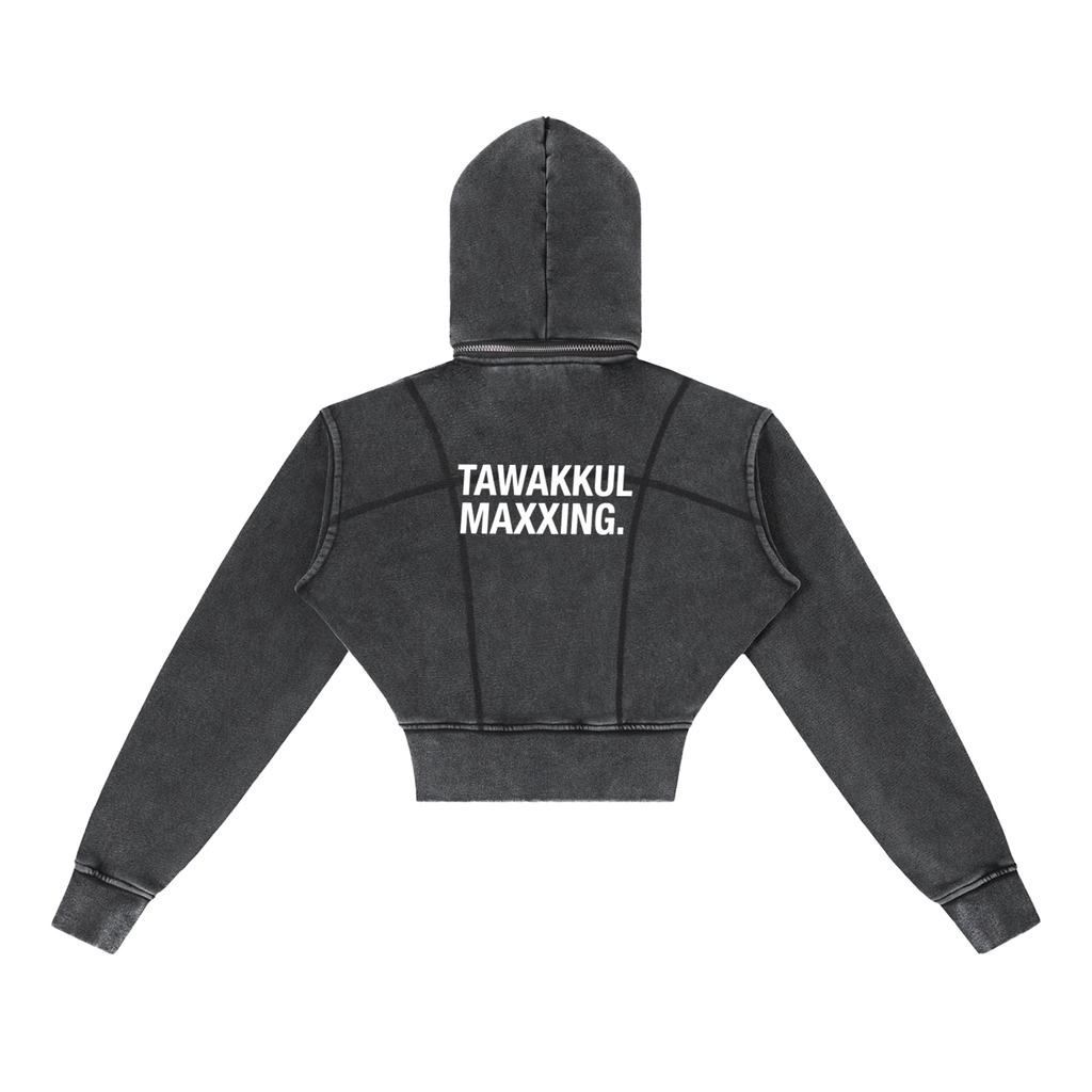 Vintage Washed TAWAKKUL Fleece Hoodie