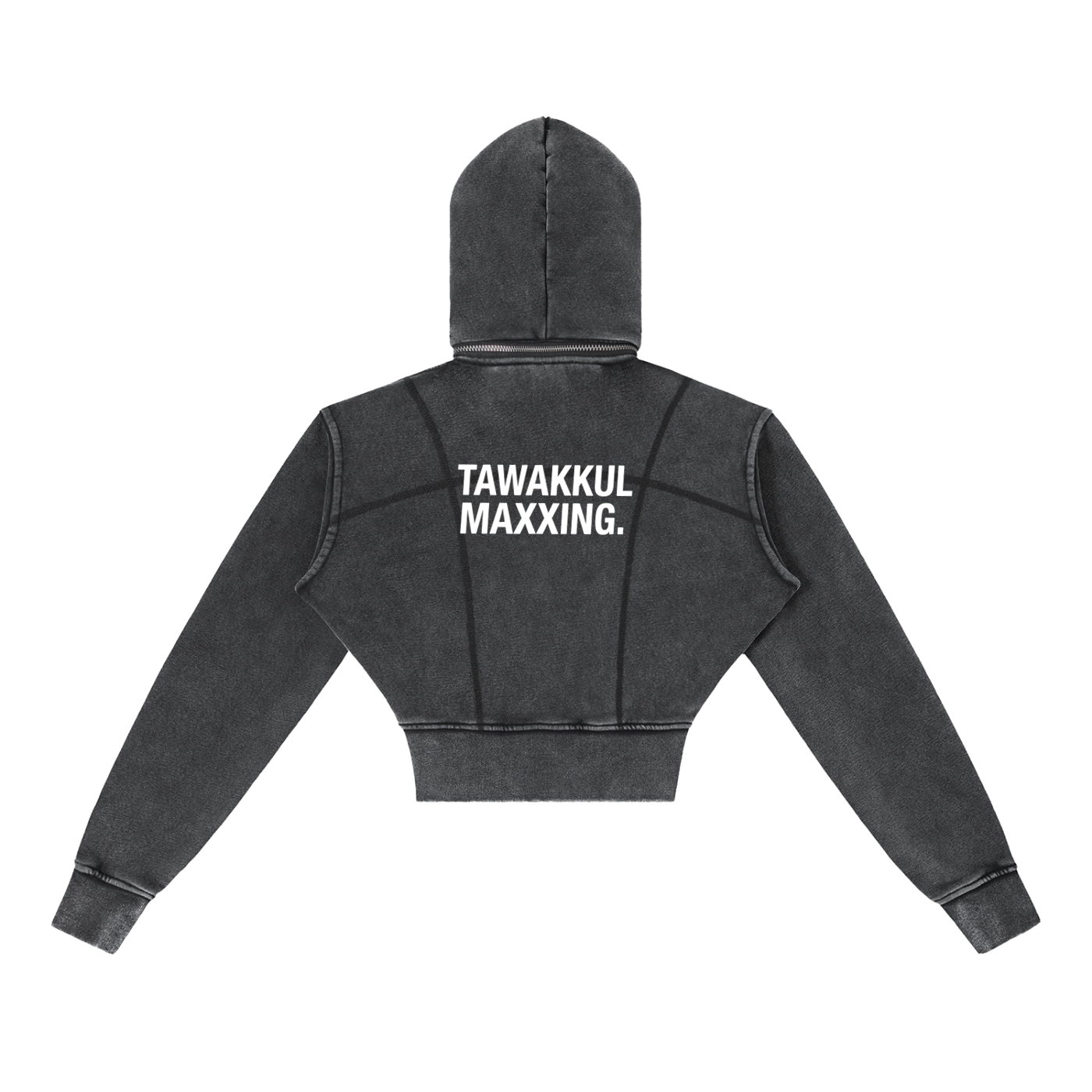 Vintage Washed TAWAKKUL Fleece Hoodie